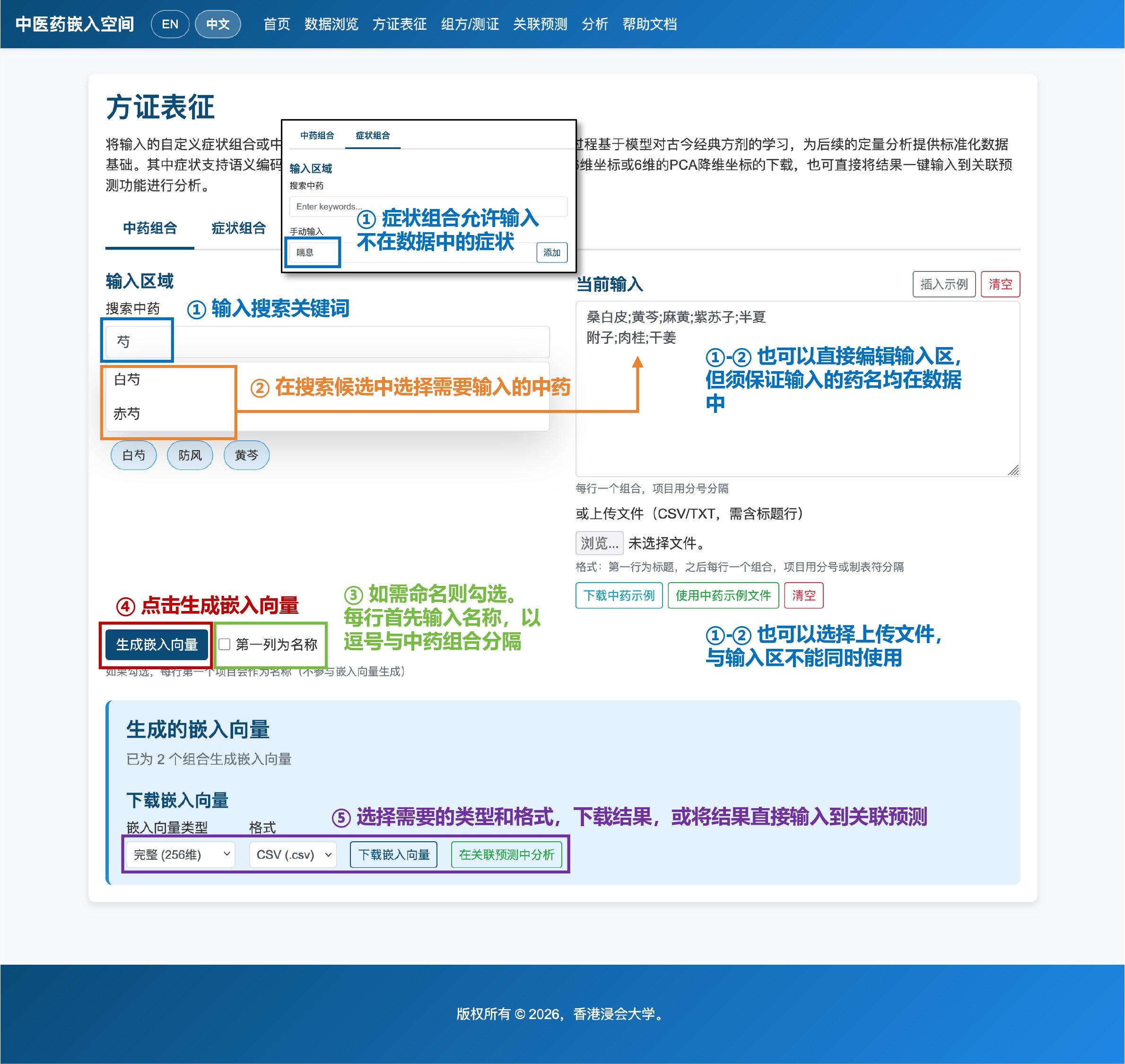 方证表征帮助图